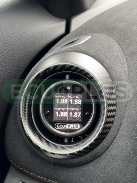 Alpine A110, A110S, A110GT, A110R 52 mm Display OBD - Tyre Temperature, Tire Pressure, Lambda, Boost etc. Plug&Play
